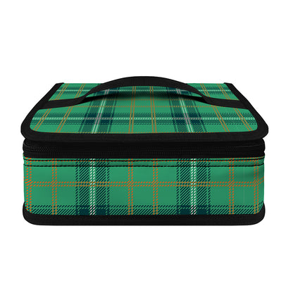 St. Patrick's Day Tartan Pattern Print Small Lunch Bag