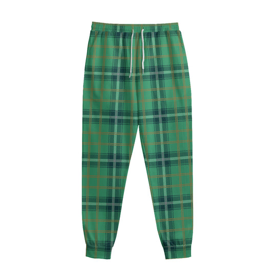 St. Patrick's Day Tartan Pattern Print Sweatpants