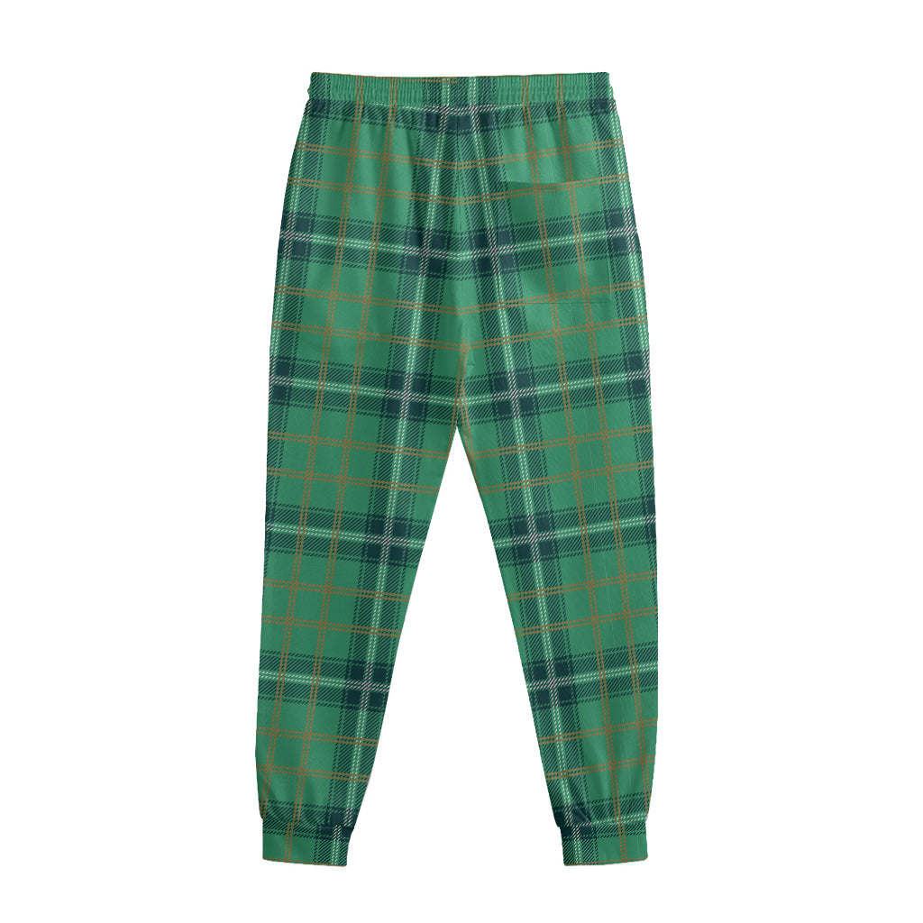 St. Patrick's Day Tartan Pattern Print Sweatpants