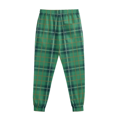 St. Patrick's Day Tartan Pattern Print Sweatpants