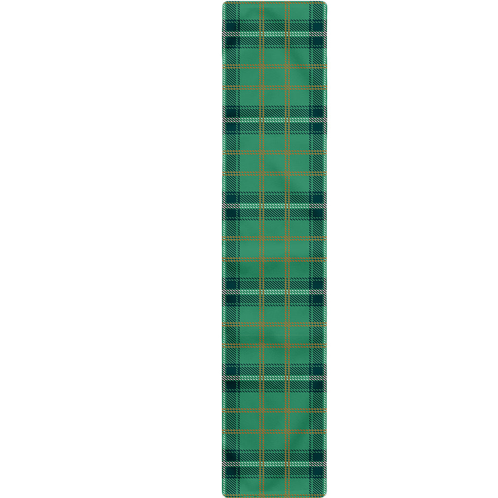 St. Patrick's Day Tartan Pattern Print Table Runner