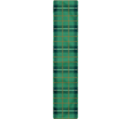St. Patrick's Day Tartan Pattern Print Table Runner