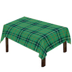 St. Patrick's Day Tartan Pattern Print Tablecloth