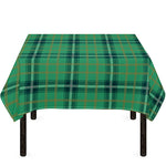 St. Patrick's Day Tartan Pattern Print Tablecloth