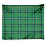 St. Patrick's Day Tartan Pattern Print Tapestry