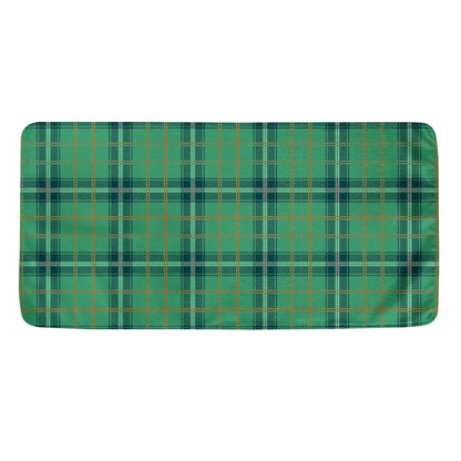 St. Patrick's Day Tartan Pattern Print Towel