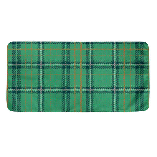 St. Patrick's Day Tartan Pattern Print Towel