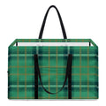 St. Patrick's Day Tartan Pattern Print Utility Tote Bag