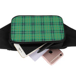 St. Patrick's Day Tartan Pattern Print Waist Bag