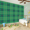 St. Patrick's Day Tartan Pattern Print Wall Sticker