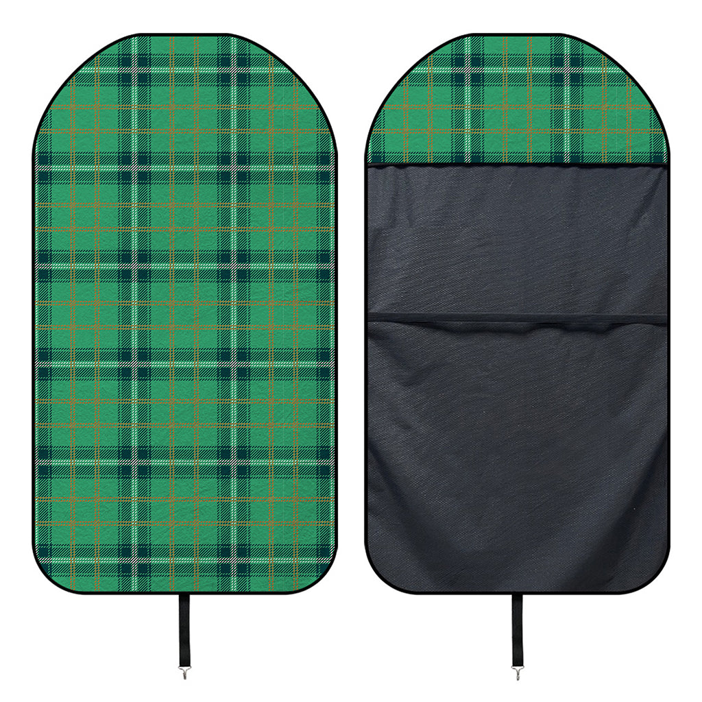 St. Patrick's Day Tartan Pattern Print Waterproof Car Seat Cover