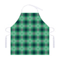 St. Patrick's Day Tartan Print Adjustable Apron