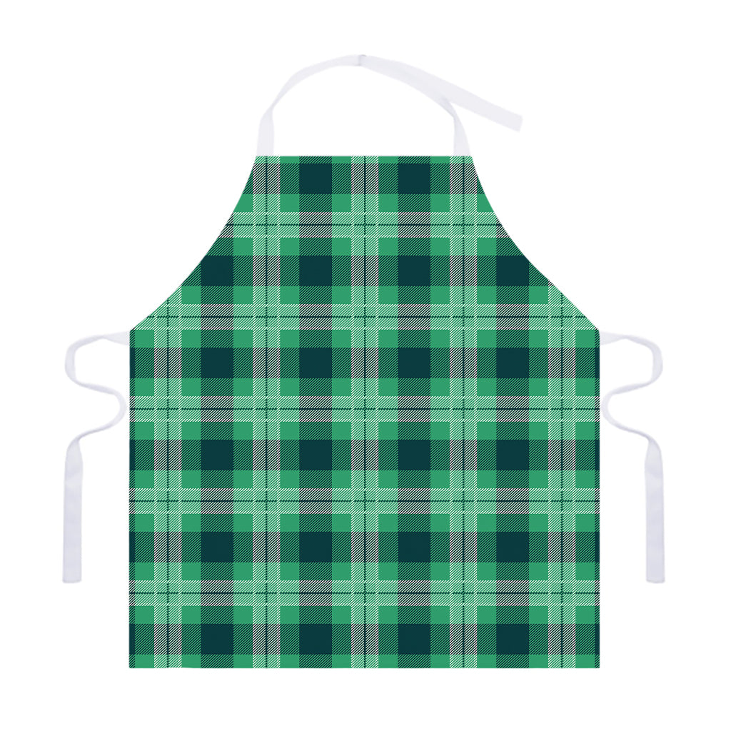 St. Patrick's Day Tartan Print Adjustable Apron