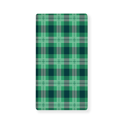 St. Patrick's Day Tartan Print Baby Crib Sheet