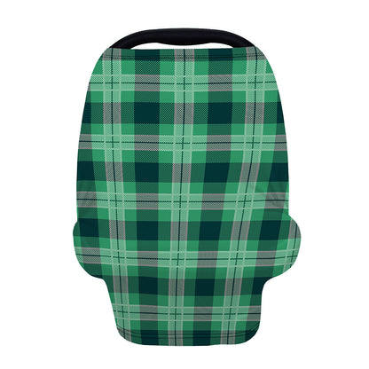 St. Patrick's Day Tartan Print Baby Seat Cover