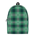 St. Patrick's Day Tartan Print School Backpack