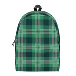 St. Patrick's Day Tartan Print Backpack