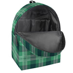 St. Patrick's Day Tartan Print Backpack