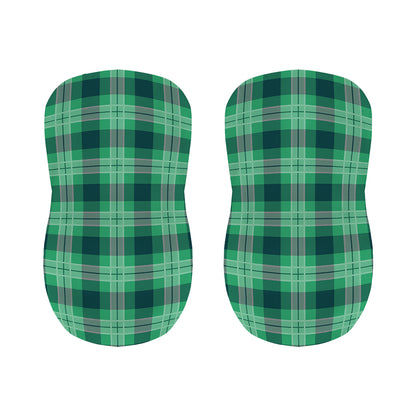 St. Patrick's Day Tartan Print Bar Stool Covers