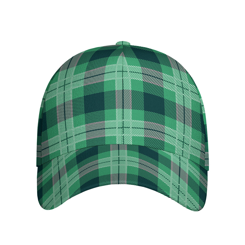St. Patrick's Day Tartan Print Baseball Cap