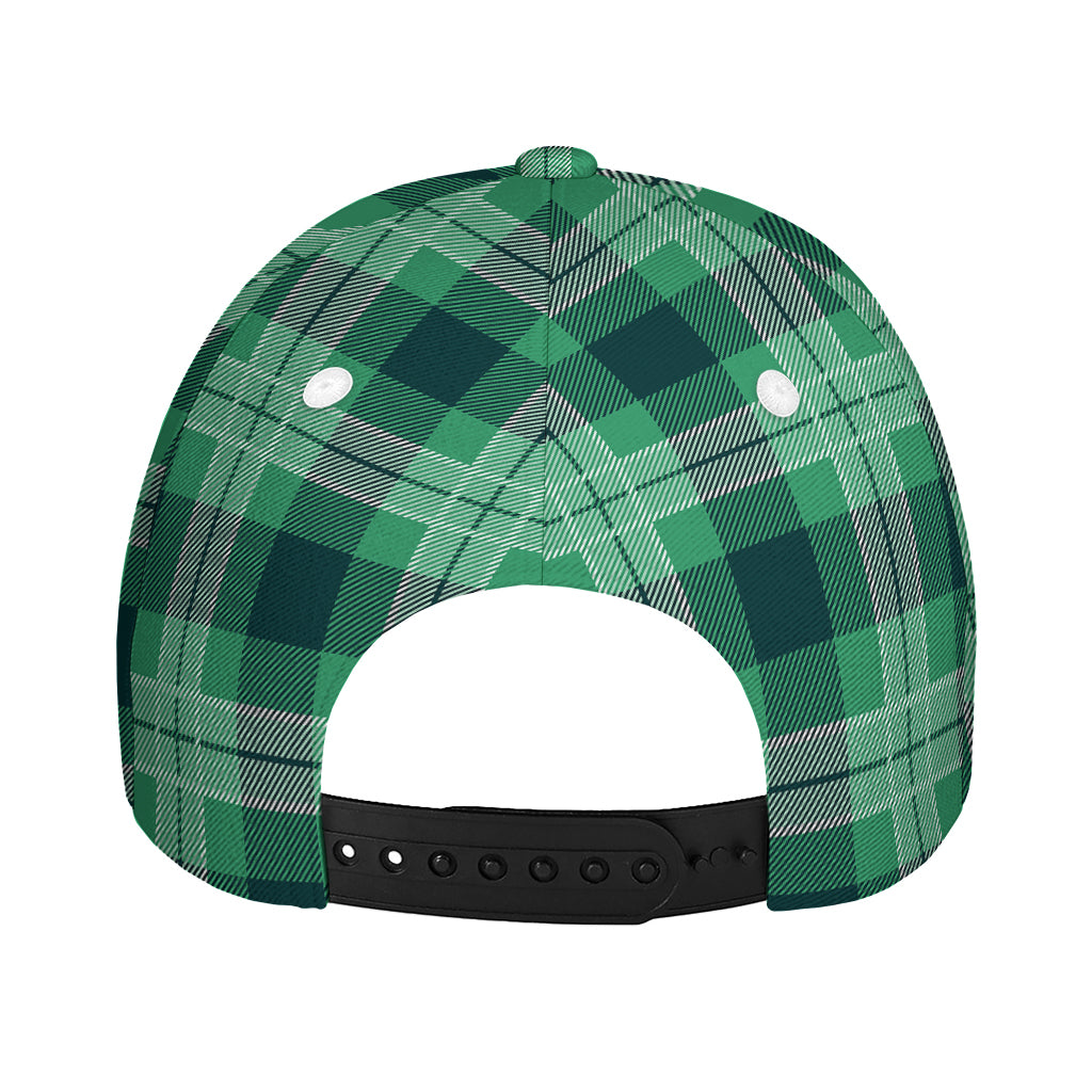 St. Patrick's Day Tartan Print Baseball Cap