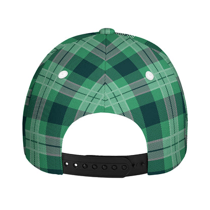 St. Patrick's Day Tartan Print Baseball Cap