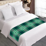 St. Patrick's Day Tartan Print Bed Runner