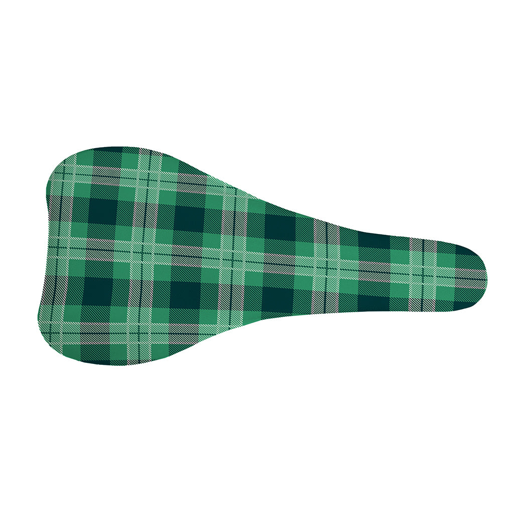 St. Patrick's Day Tartan Print Bicycle Seat Cover