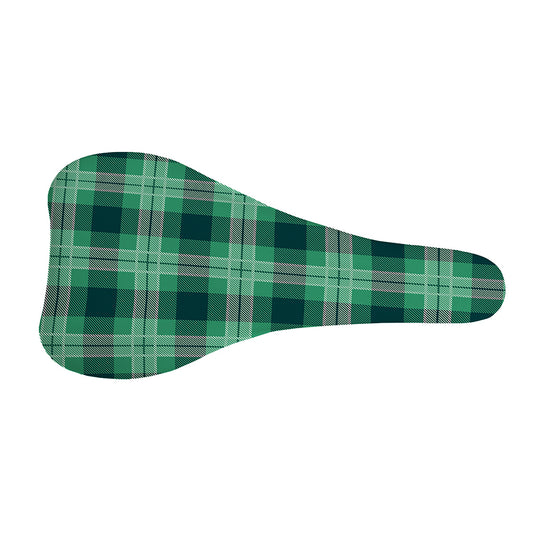St. Patrick's Day Tartan Print Bicycle Seat Cover