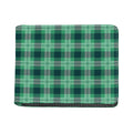 St. Patrick's Day Tartan Print Bifold Wallet