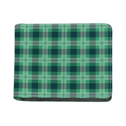 St. Patrick's Day Tartan Print Bifold Wallet