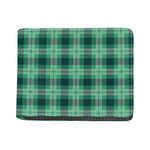 St. Patrick's Day Tartan Print Bifold Wallet