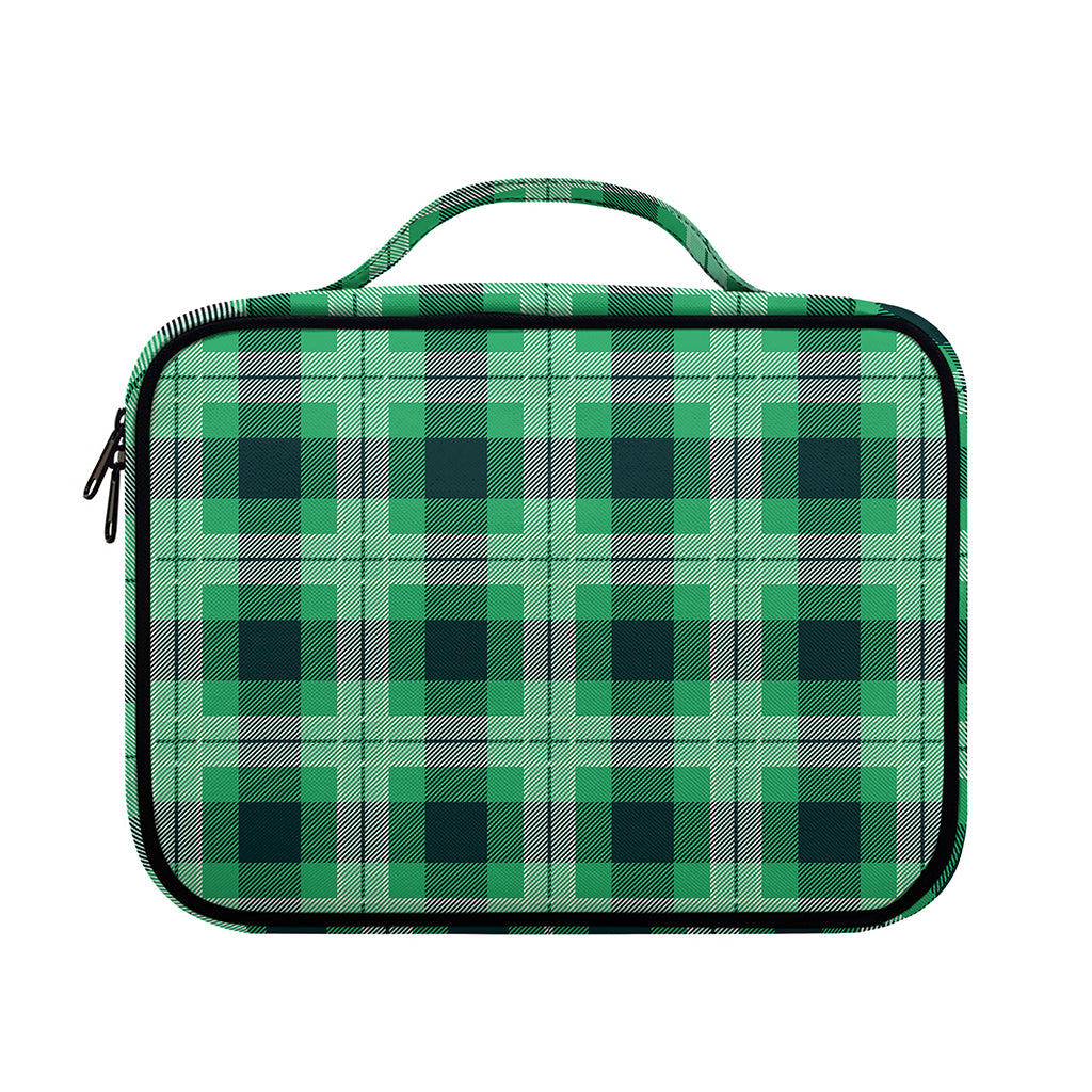 St. Patrick's Day Tartan Print Briefcase Bible Bag