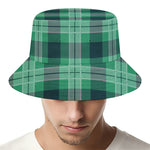 St. Patrick's Day Tartan Print Bucket Hat
