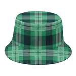 St. Patrick's Day Tartan Print Bucket Hat