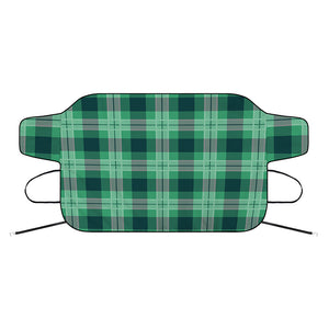 St. Patrick's Day Tartan Print Car Windshield Snow Cover