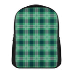 St. Patrick's Day Tartan Print Casual Backpack