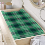 St. Patrick's Day Tartan Print Changing Pad Cover