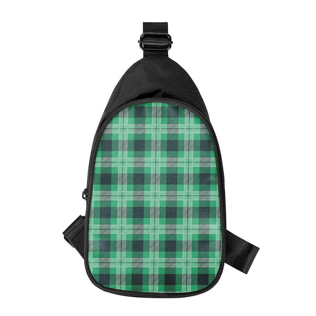 St. Patrick's Day Tartan Print Chest Bag