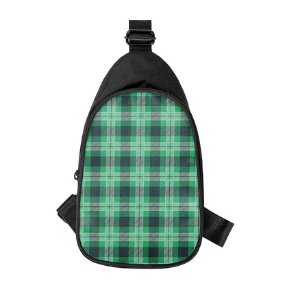 St. Patrick's Day Tartan Print Chest Bag