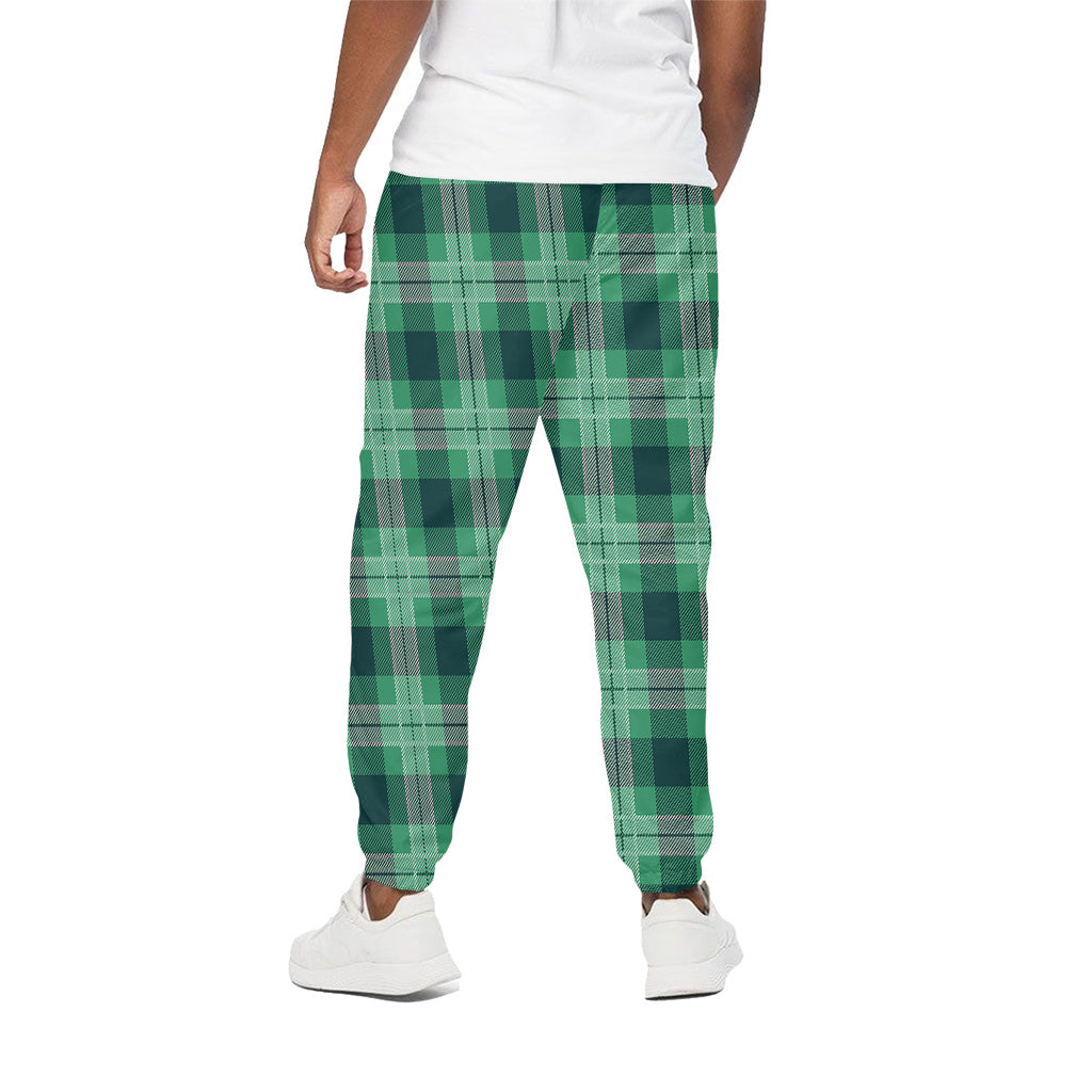 St. Patrick's Day Tartan Print Cotton Pants