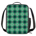 St. Patrick's Day Tartan Print Crossbody Lunch Bag