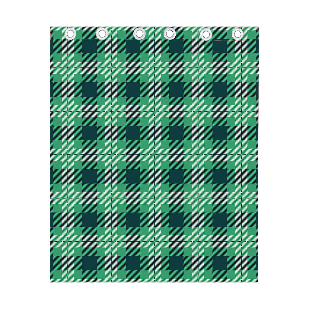 St. Patrick's Day Tartan Print Curtain