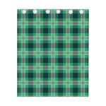 St. Patrick's Day Tartan Print Curtain