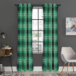 St. Patrick's Day Tartan Print Curtain