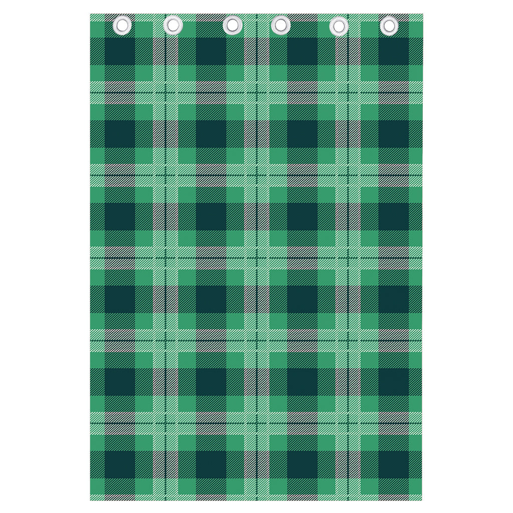St. Patrick's Day Tartan Print Curtain