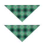 St. Patrick's Day Tartan Print Dog Bandana