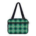 St. Patrick's Day Tartan Print Double Strap Bible Bag