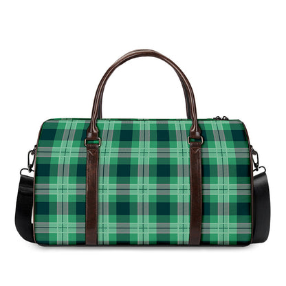 St. Patrick's Day Tartan Print Duffle Bag