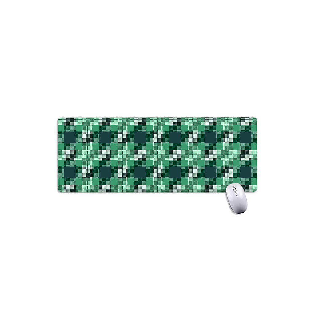 St. Patrick's Day Tartan Print Extended Mouse Pad